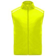 Chaleco técnico de running Amarillo Fluor XS