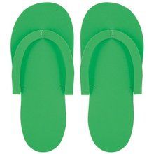 Chanclas Desechables Talla Única Verde