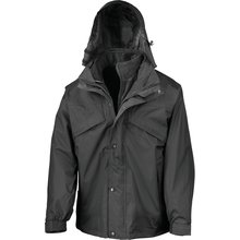 Chaqueta 3 en 1 impermeable Negro S