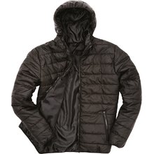 Chaqueta acolchada cortavientos hidrófuga Negro L