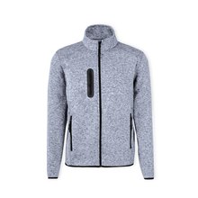 Chaqueta Bitono Fleece Anti-Pilling Gris Claro L