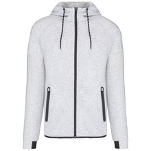 Chaqueta de chándal con capucha Gris 3XL