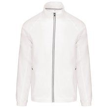 Chaqueta de chándal con cremallera Blanco S