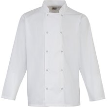 Chaqueta de chef con botones a presión Blanco 3XL