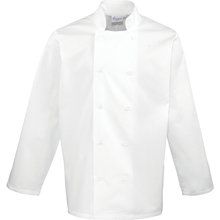 Chaqueta de cocina cierre cruzado Blanco L