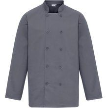 Chaqueta de cocina cierre cruzado Gris 4XL