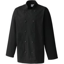 Chaqueta de cocina cierre cruzado Negro XS