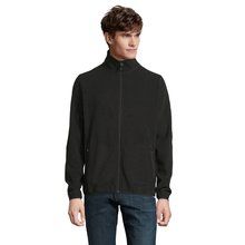 Chaqueta Hombre Cuello Alto y Bolsillos Negro 3XL