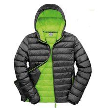 Chaqueta hombre hidrófuga cortavientos Black / Lime S