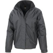 Chaqueta impermeable cortavientos con capucha Black S