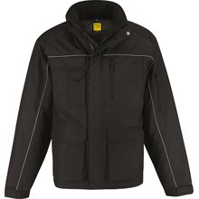 Chaqueta impermeable y cortavientos Negro S