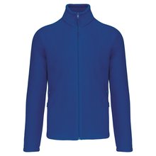 Chaqueta micropolar con cremallera hombre Azul XL