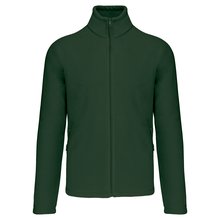 Chaqueta micropolar con cremallera hombre Verde 4XL