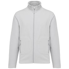 Chaqueta micropolar reciclada unisex Gris 5XL