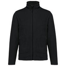 Chaqueta micropolar reciclada unisex Negro 4XL