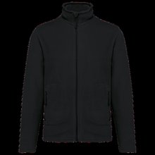 Chaqueta micropolar reciclada unisex Negro XS