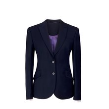 Chaqueta mujer antimanchas entallada Azul 12 UK