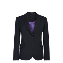 Chaqueta mujer antimanchas entallada Negro 6 UK