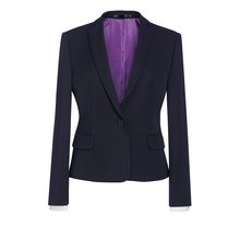 Chaqueta mujer corta entallada Azul 10 UK