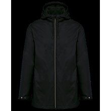 Chaqueta recta con capucha unisex Black XS