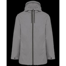 Chaqueta recta con capucha unisex Gris 4XL