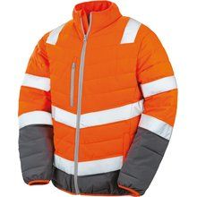 Chaqueta de Seguridad Reflectante Fluorescent Orange / Grey S