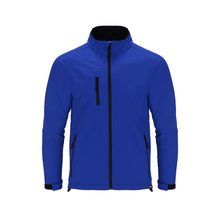 Chaqueta Soft Shell RPET impermeable Azul S