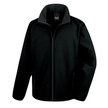 Chaqueta softshell 3 en 1 impermeable con capucha Negro M