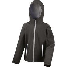 Chaqueta Softshell con capucha para niños Black / Grey 5/6 ans