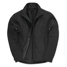 Chaqueta Softshell hombre con bolsillos Negro L