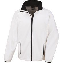 Chaqueta Softshell hombre transpirable y cortavientos Blanco 3XL