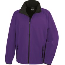 Chaqueta Softshell hombre transpirable y cortavientos Violeta 4XL