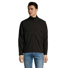 Chaqueta Softshell Impermeable Hombre Negro XXL