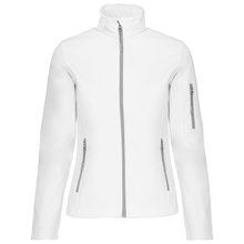 Chaqueta softshell impermeable para muer Blanco 3XL