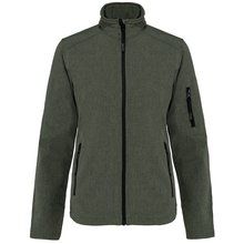 Chaqueta softshell impermeable para muer Verde L