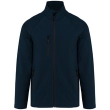 Chaqueta Softshell reciclada unisex Azul L