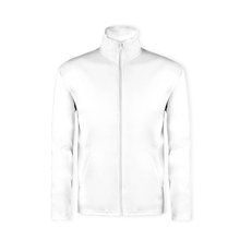 Chaqueta técnica adulto con cremallera y bolsillos Blanco S