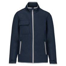 Chaqueta térmica impermeable cortavientos Azul S