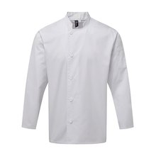 Chaquetilla de chef de manga larga Blanco S