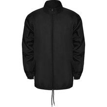 Chubasquero impermeable con capucha extraíble Negro L