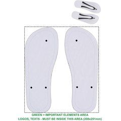 Chanclas para Sublimación Talla 38-41 | SLIPPERS