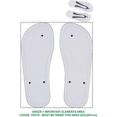 Chanclas para Sublimación Talla 42-44 | SLIPPERS