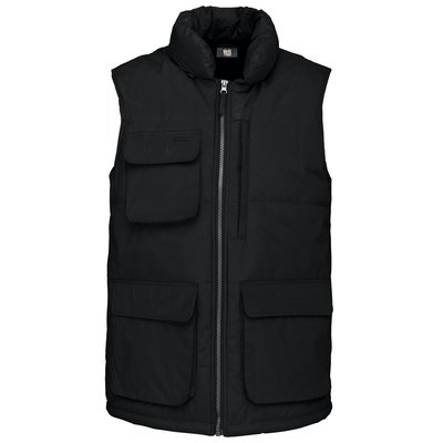 Chaleco acolchado impermeable Negro M