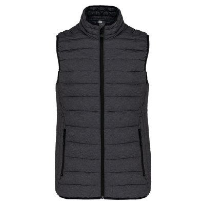 Chaleco acolchado mujer ultraligero Marl Dark Grey XXL