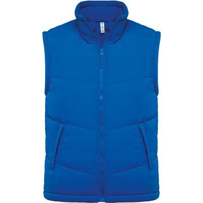 Chaleco acolchado unisex con forro polar Light Royal Blue L