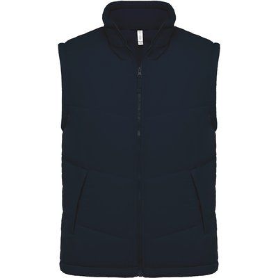 Chaleco acolchado unisex con forro polar Navy XL