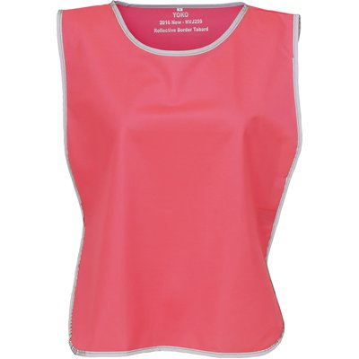 Chaleco con Bordes reflectantes Rosa XXL/3XL