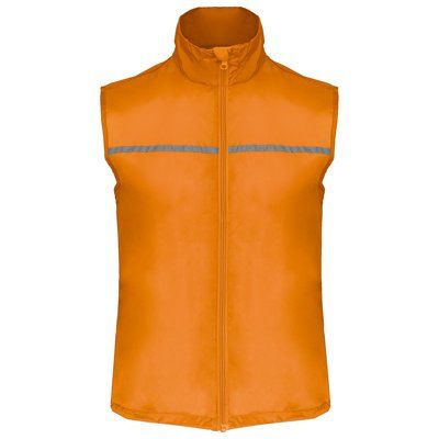 Chaleco deportivo con rejilla Orange XXL