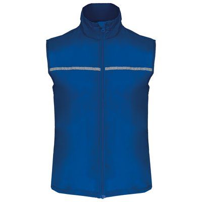 Chaleco deportivo con rejilla Royal Blue L