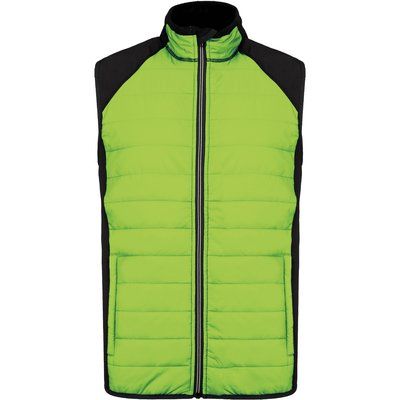 Chaleco deportivo unisex Lime / Black L